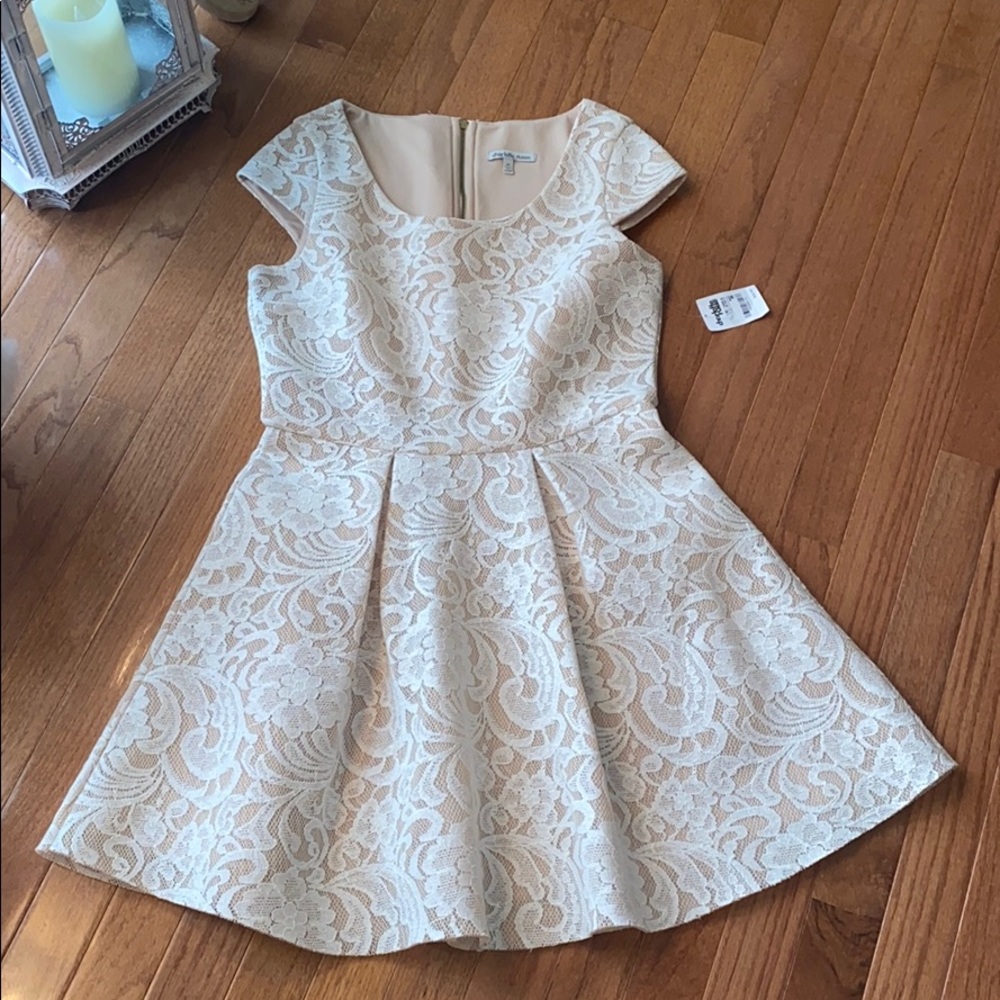 NWT Cream lace dress